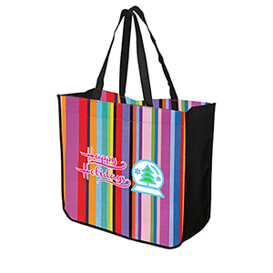 TO4815
	-EXTRA LARGE MULTI-STRIPE RECYCLED TOTE
	-Multi-colour (as illustrated)
